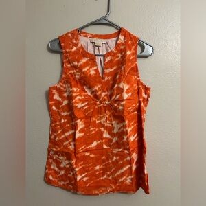 Michael Kors Orange and Pink Top